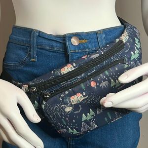 Fanny Pack, Waist Bag Sling Backpack Water Resistant; Lightweight Crossbody.